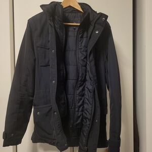 Men's Classic Black Puffer Jacket